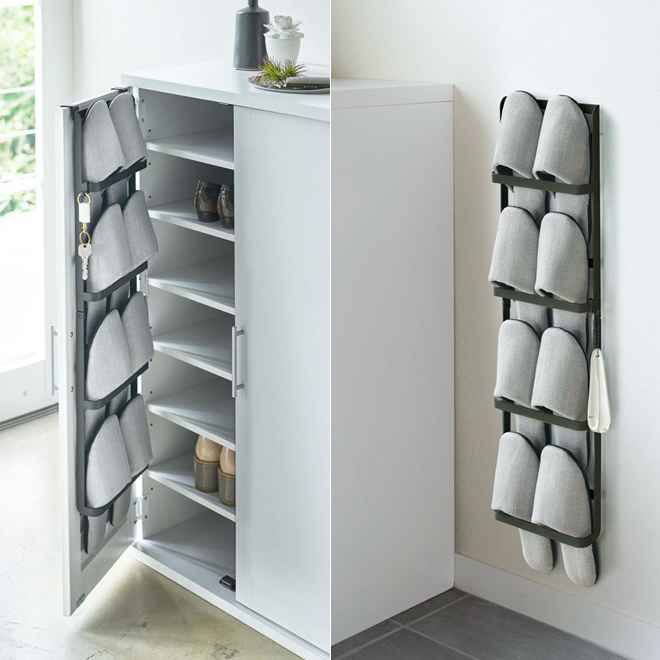 山崎実業 スリッパラック スリッパ立て スリッパ掛け スリッパ置き