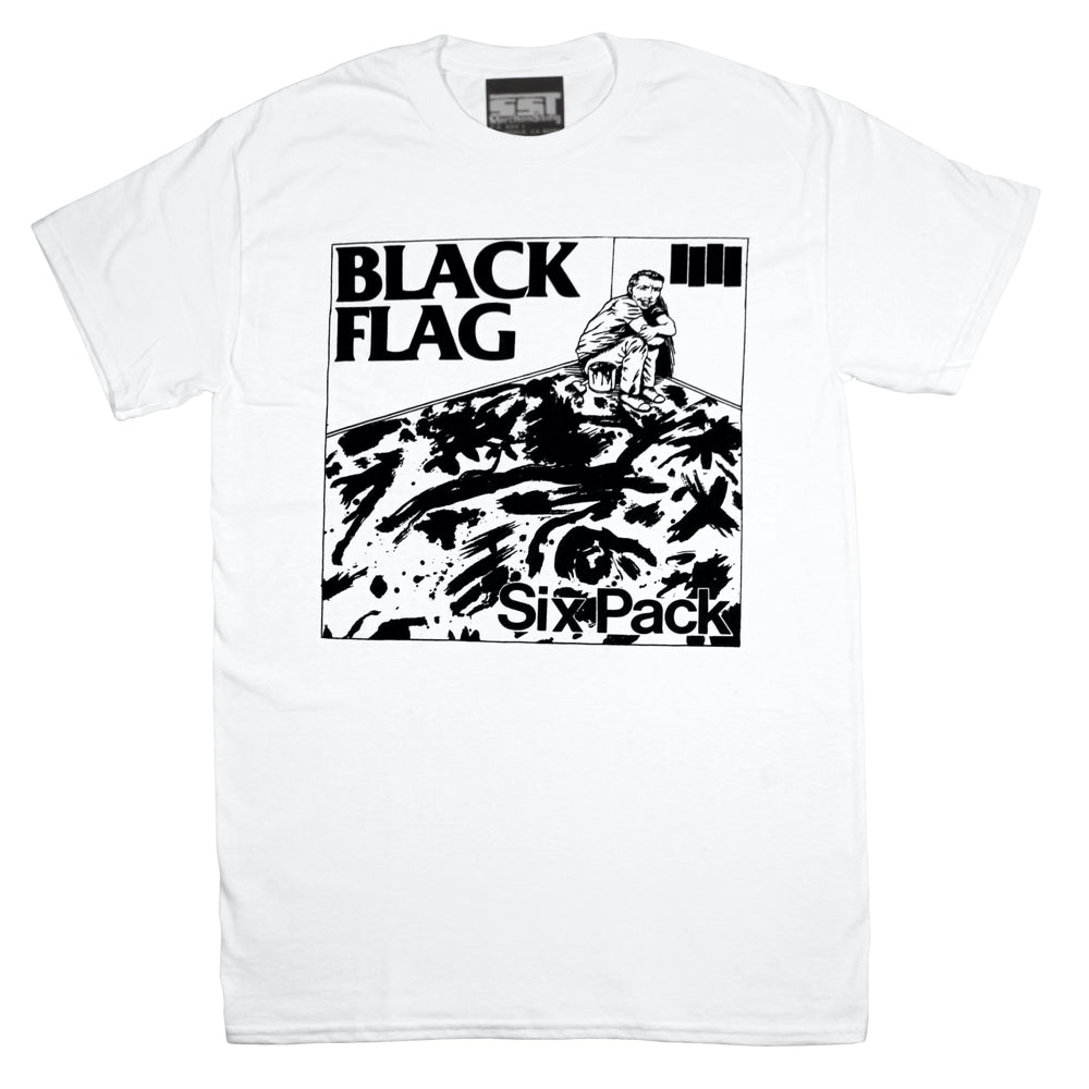 Black Flag - Six Pack T-Shirt – SST SUPERSTORE