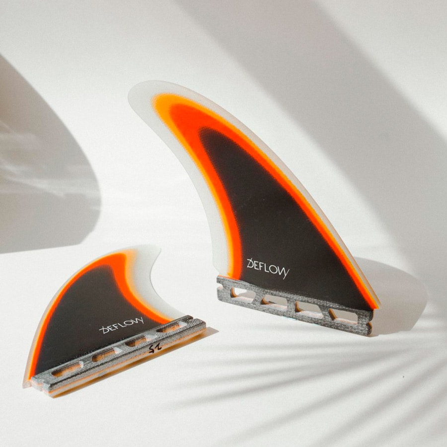 DEFLOW DUETTE デフローサーフボードフィン 9.0定価¥19,800THRUSTER