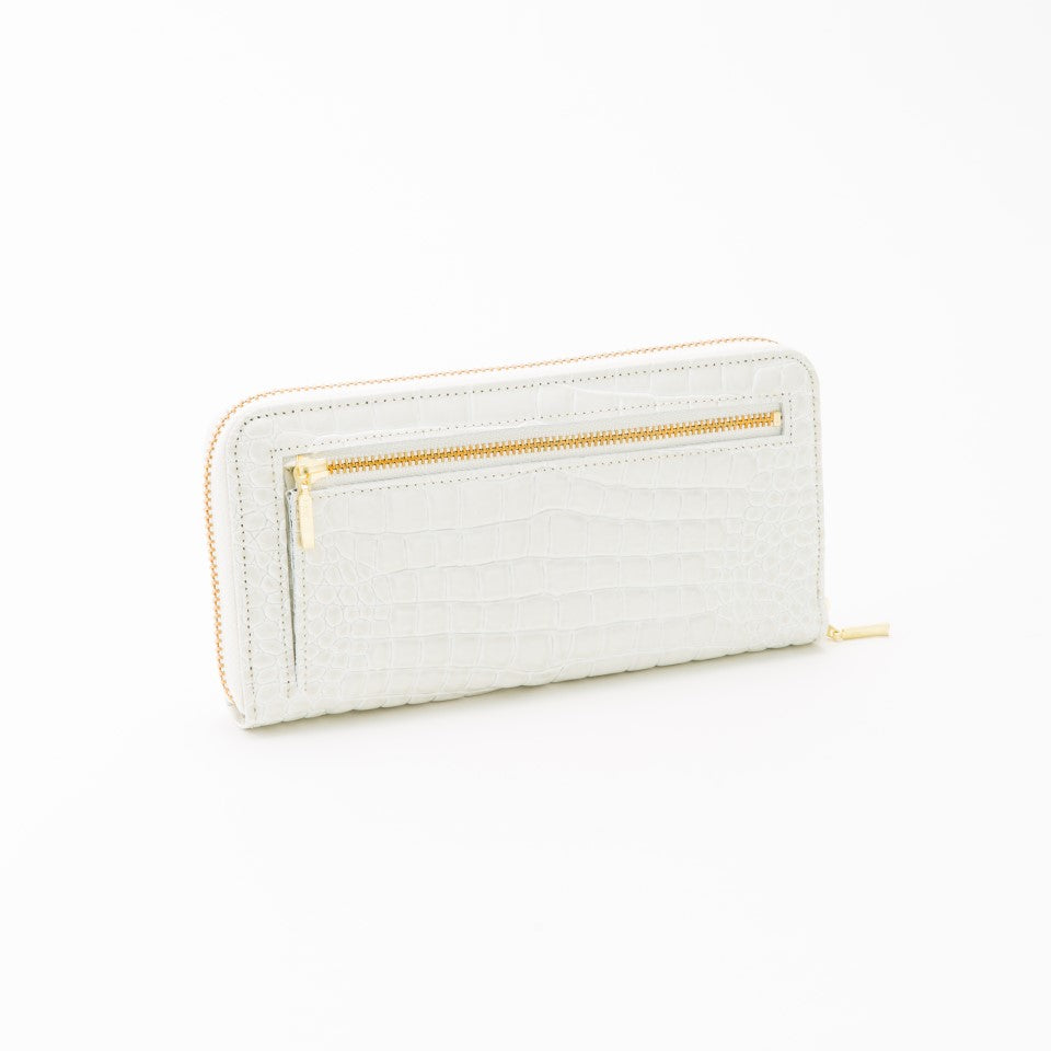 ラウンド長財布 アイボリー ｜ 鎌倉のバッグ 鎌倉高野オンラインブティック