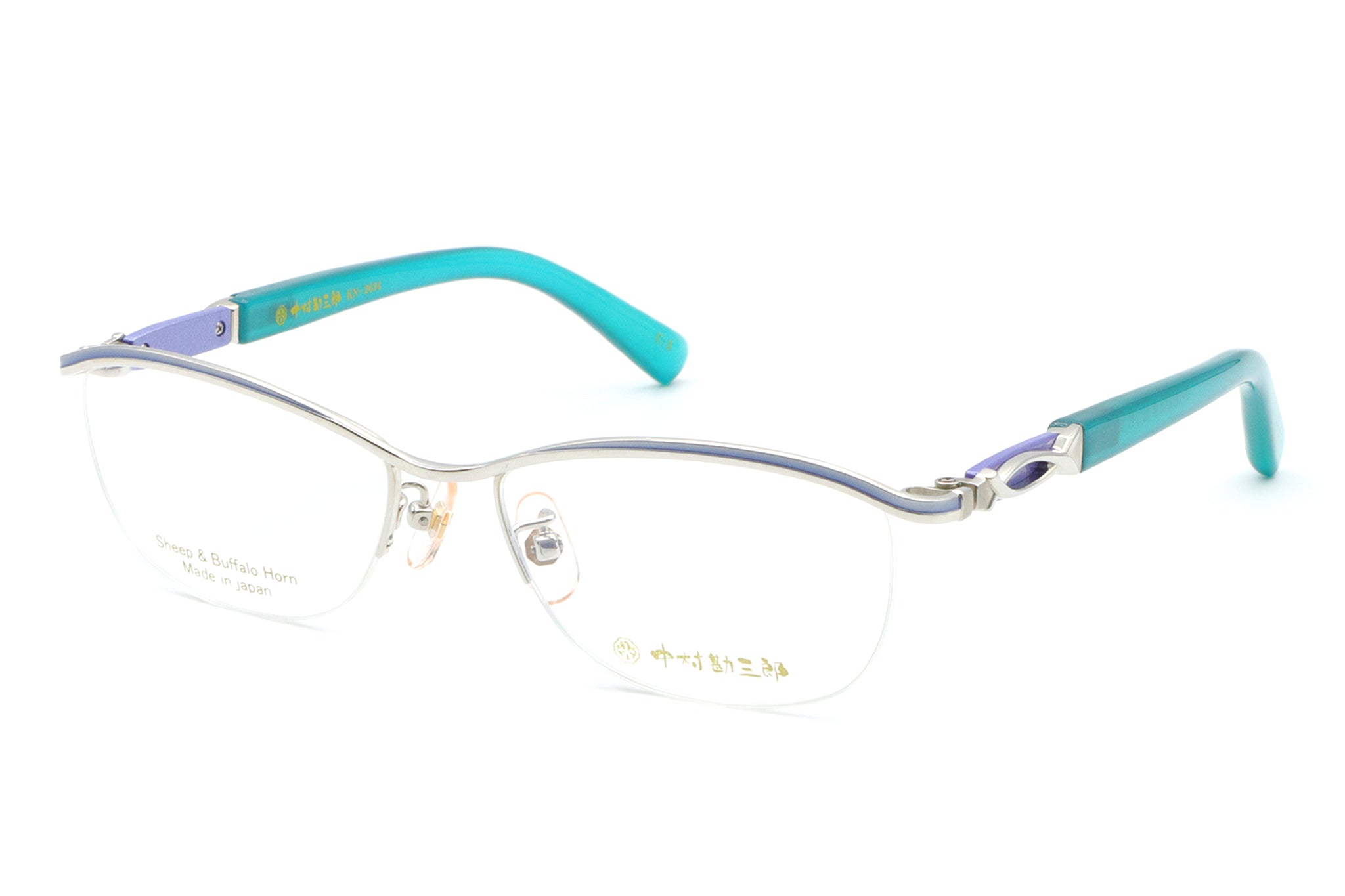 中村勘三郎(ナカムラカンザブロウ) KN-2634-3ブルー(53) – 武田メガネ