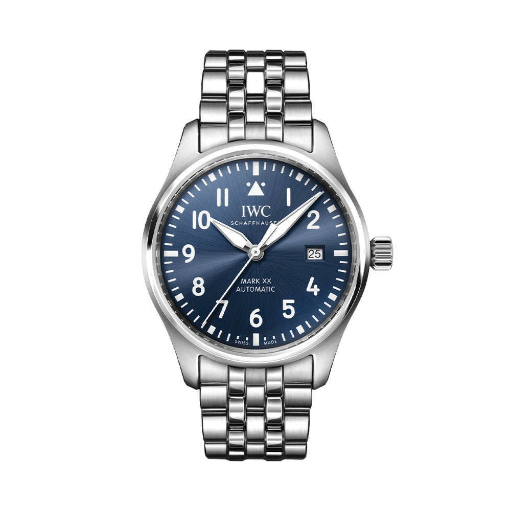 Pilot's Watch Automatic Mark XX 40 mm - Blue on Bracelet | Teddy