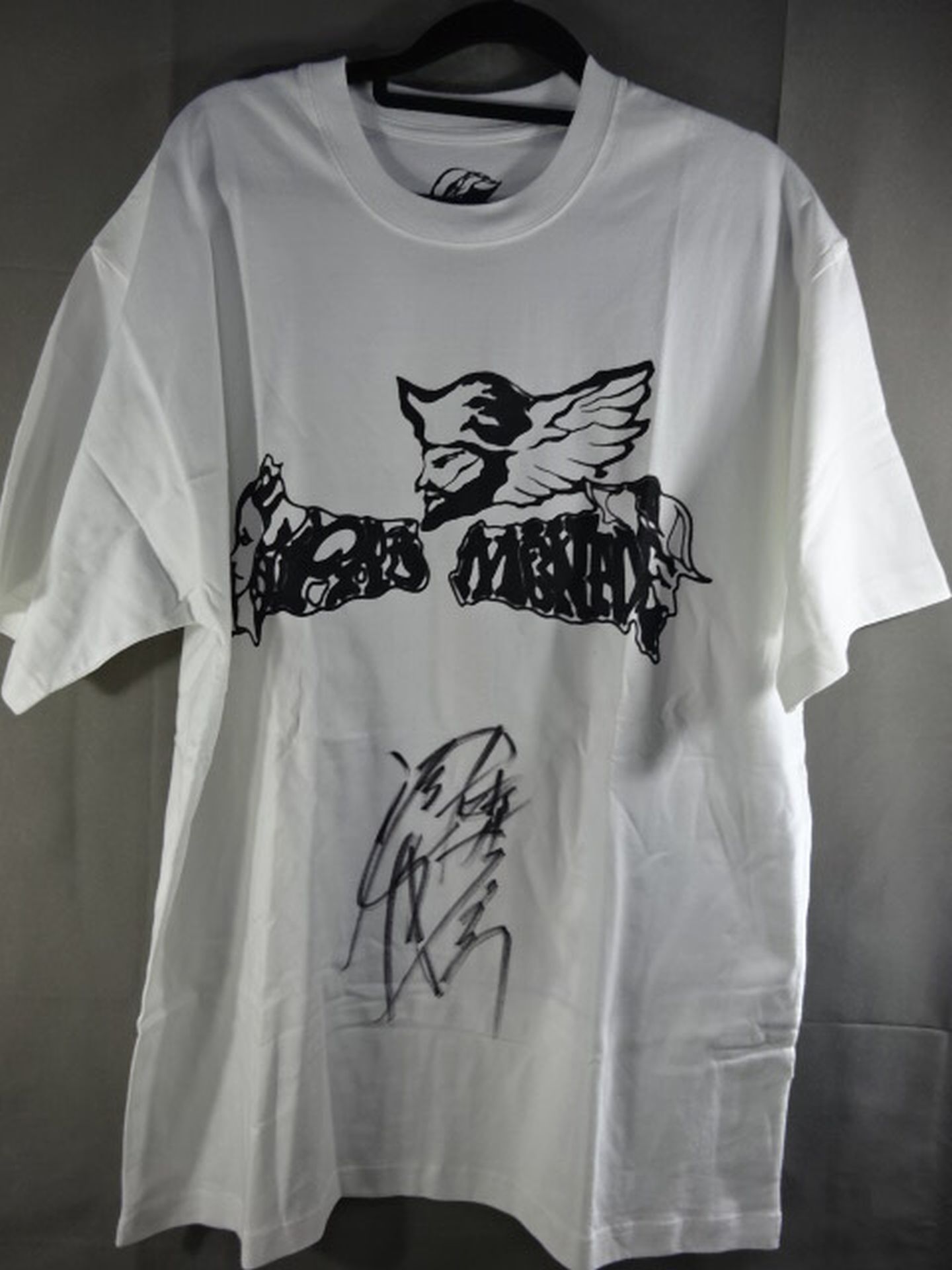 直筆サイン入り】武藤敬司「PROMENADE」Tシャツ(ホワイト) – 闘道館