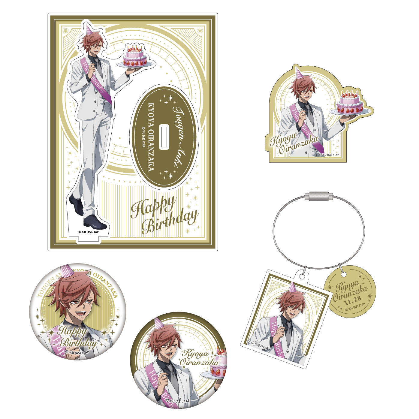 桃源暗鬼 メディコス アニメイト 缶バッジ 花魁坂京夜 原作 原画 桃源