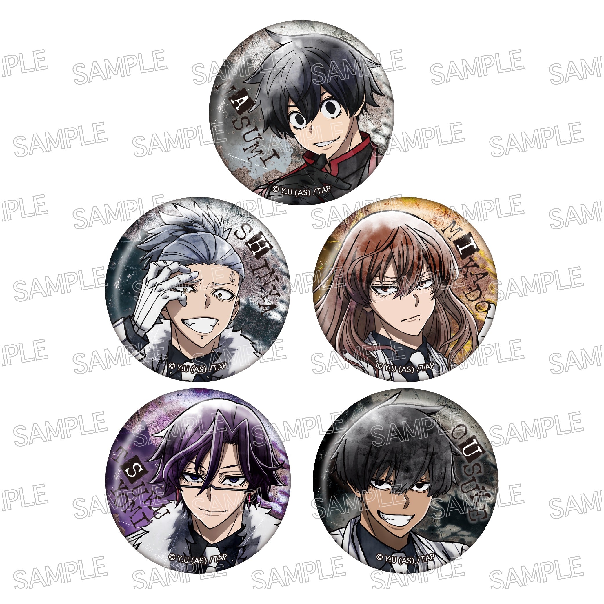 桃源暗鬼 淀川 真澄 9点 ホログラム缶バッジ vol.7 原作 ホロ缶 鬼機関