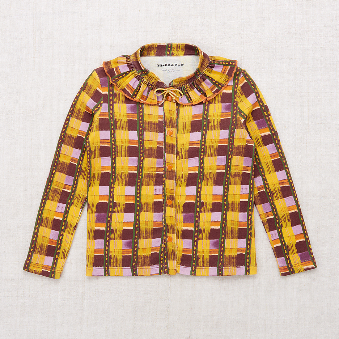 50%OFF / Misha&Puff - Rowan Top＜Plum Watercolor Plaid＞ – treats