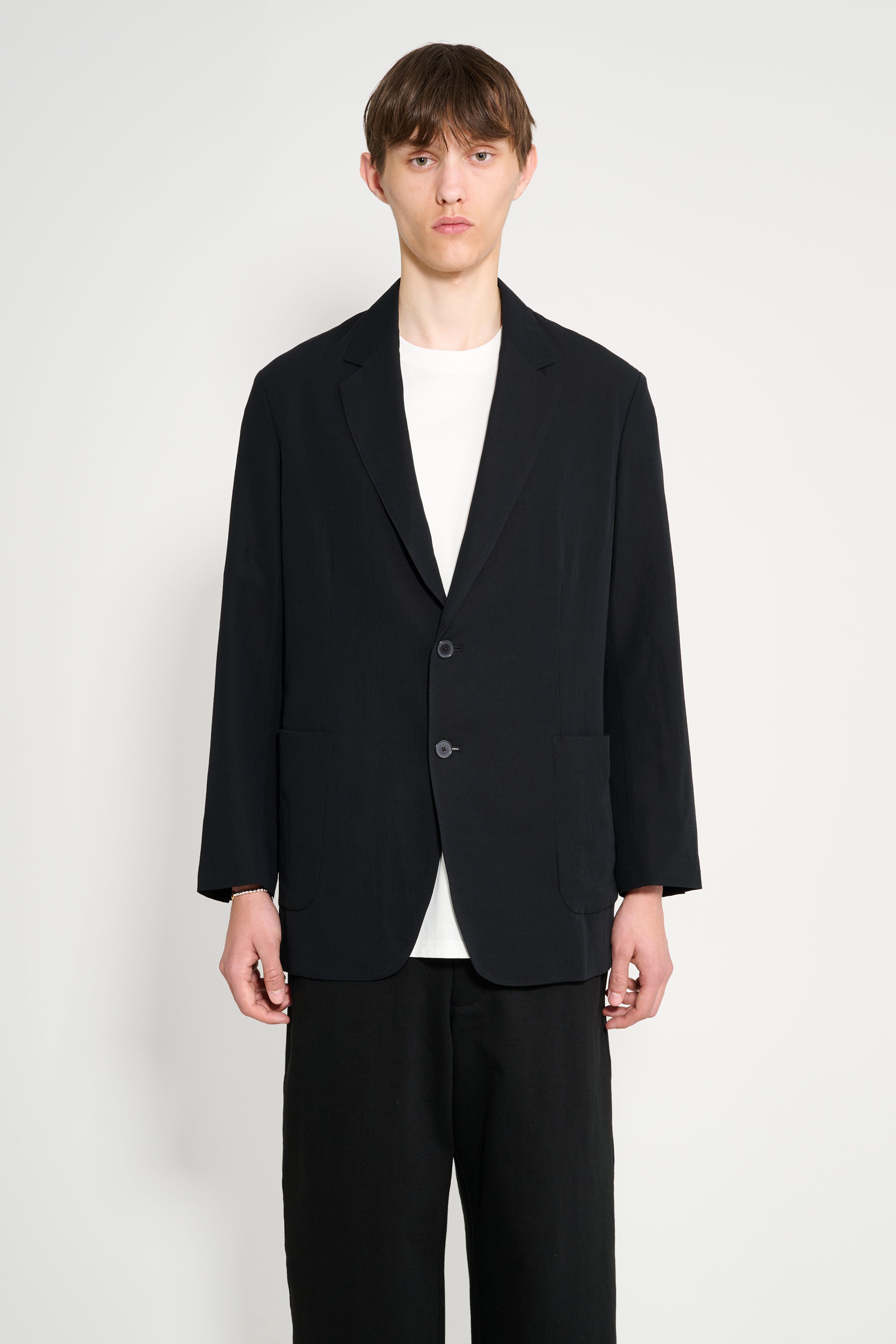 Auralee Light Cotton Wool Viyella Jacket Black – Très Bien