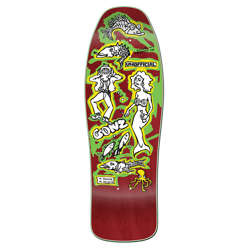 Unofficial / Color my friends Skateboard Deck / Mark Gonzales