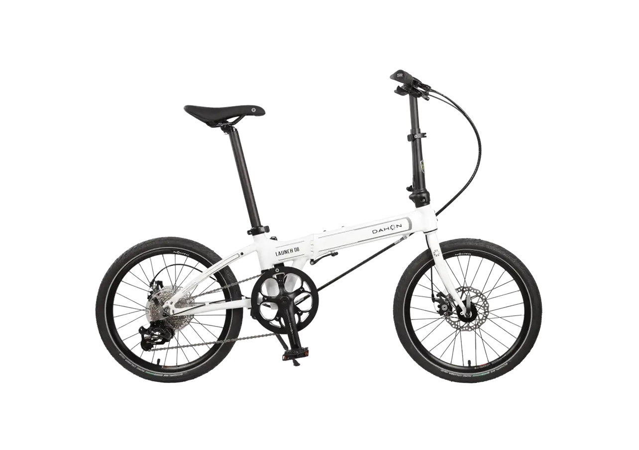 Dahon Launch D8 8 Speed Folding Bike - White - 20