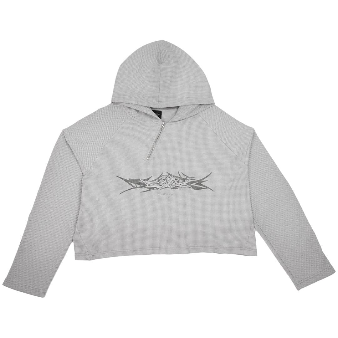 X-RAY THERMAL KNIT HOODIE V2 ( BONES GREY ) – Visionary Club