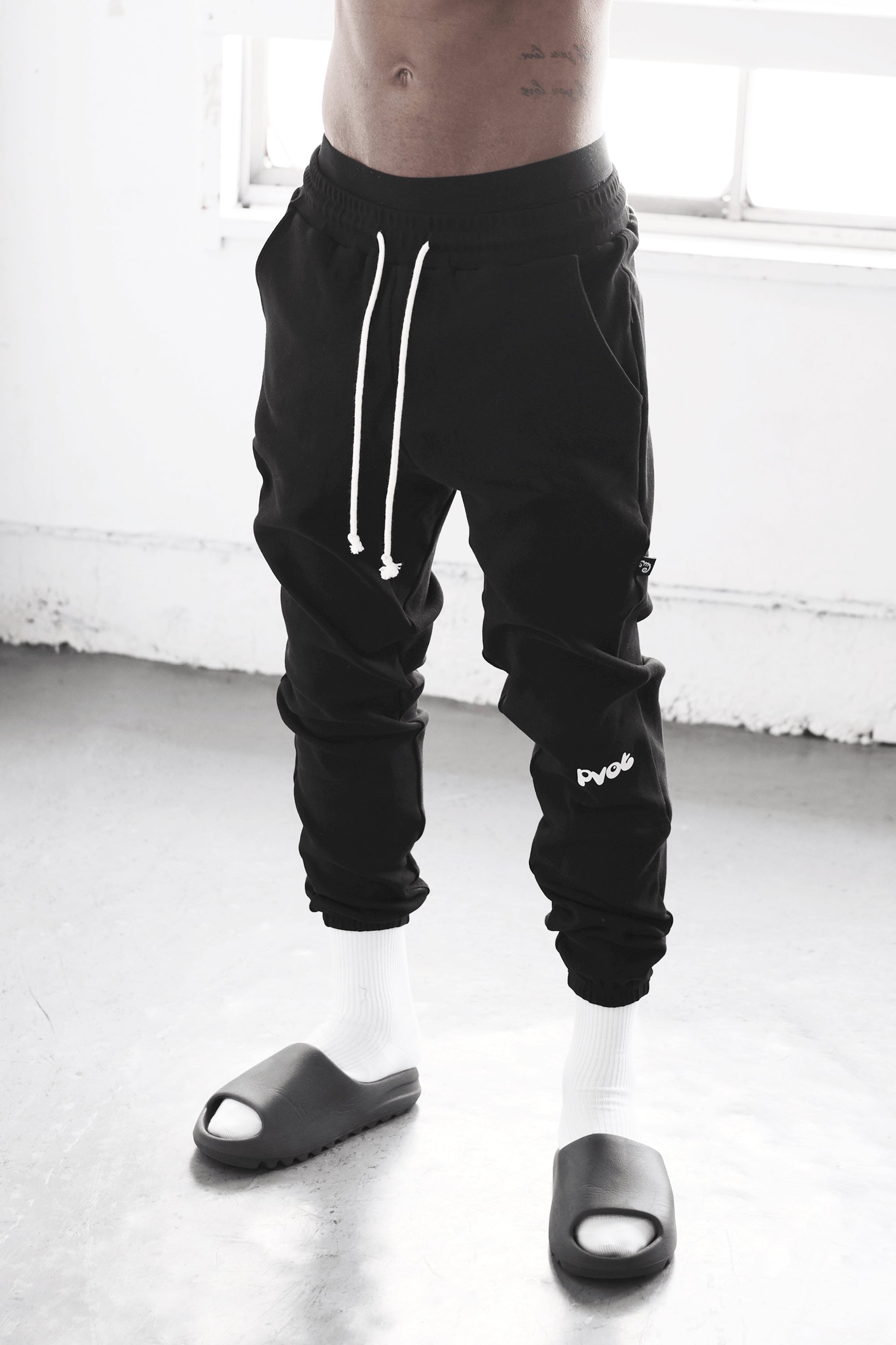 Pvot Premium Stretch Sweat Pants Ⅰ (Black)