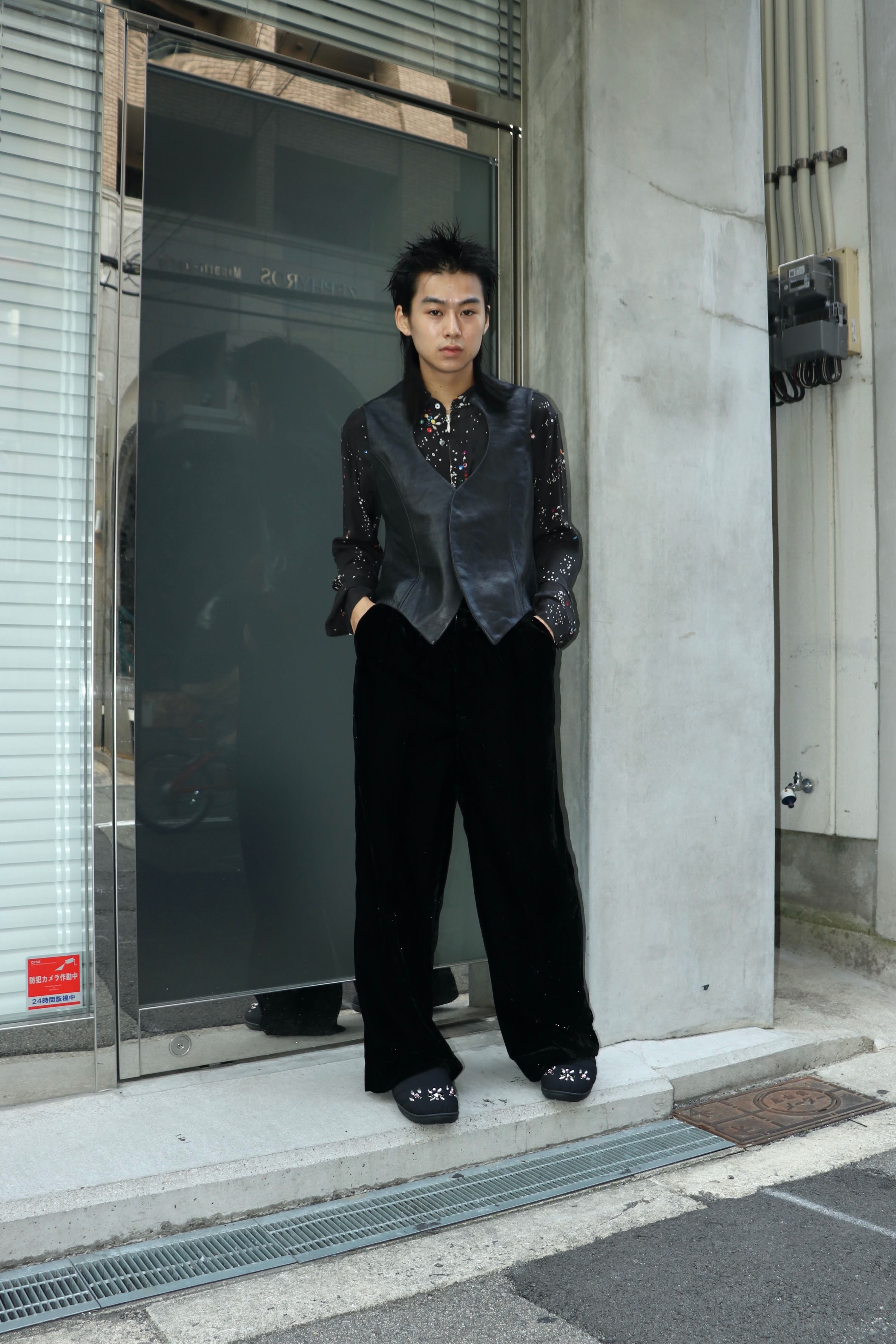 MASU(エムエーエスユー)のVELVET WIDE TROUSERS BLACKの通販｜PALETTE