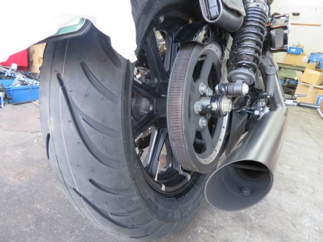 ハーレーダビッドソン・スポーツスターリアタイヤ交換（HINODE