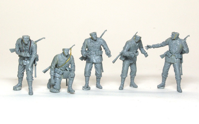 プラモ日記 » 7.5cm対戦車砲Pak97/38 その2 フィギュアの組立て