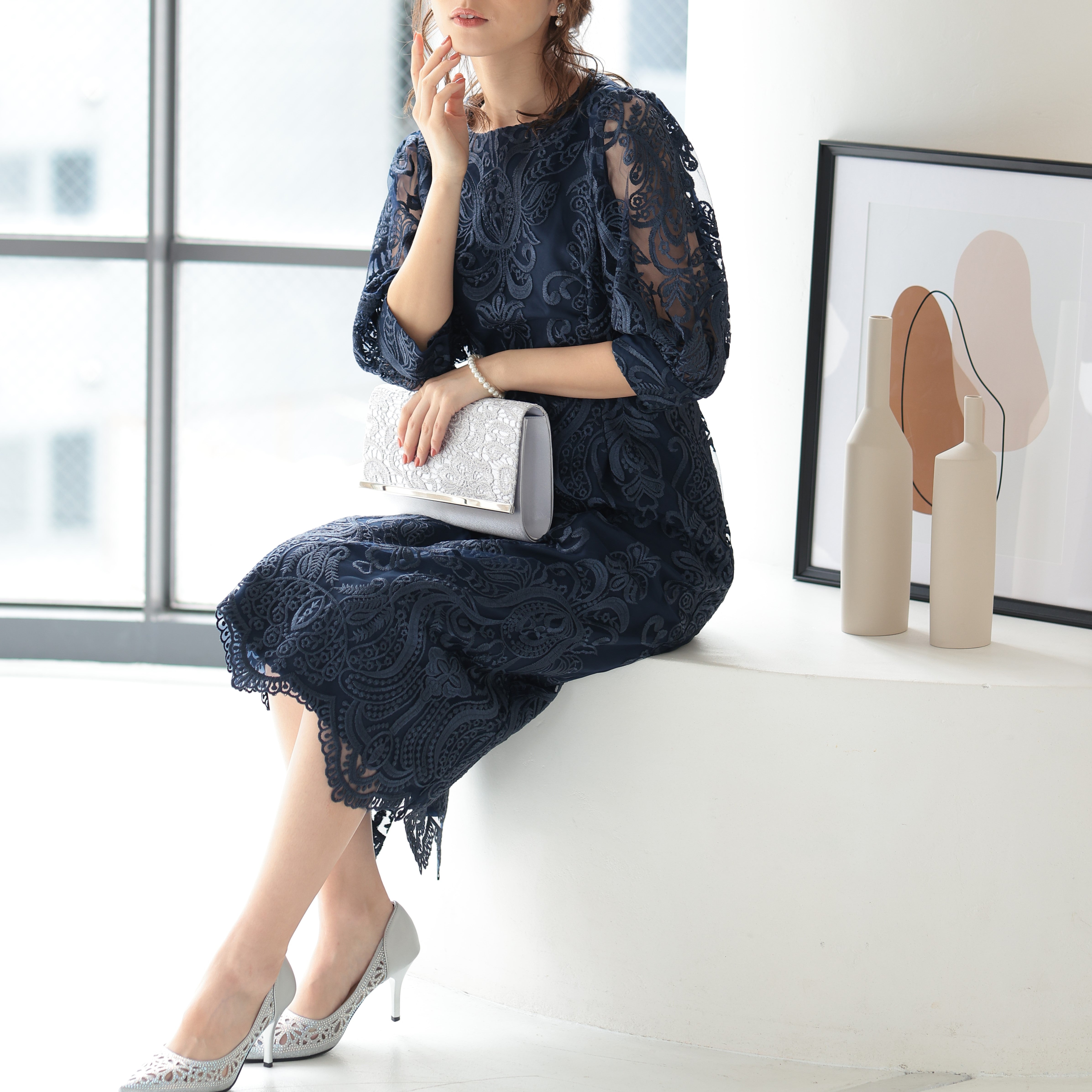 おしゃれ 結婚式 二次会 パーティードレス ワンピース 人気 ドレス