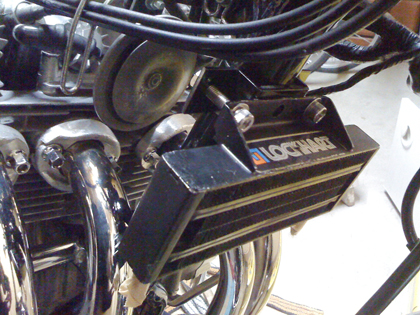 ロックハートオイルクーラーハーレー純正