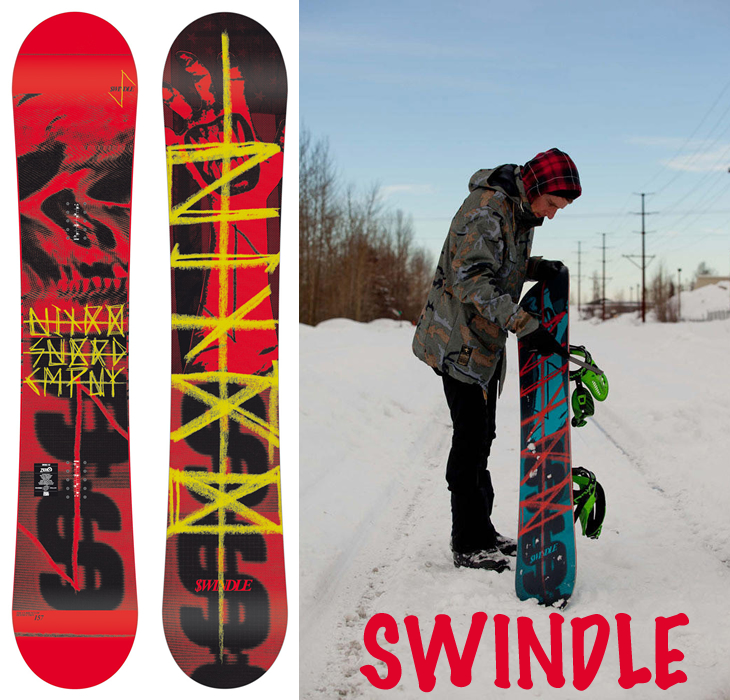 ナイトロ（NITRO）【SWINDLE】正規品/メーカー保証付き スノーボード