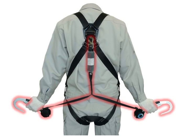 巻取り式ランヤードセット