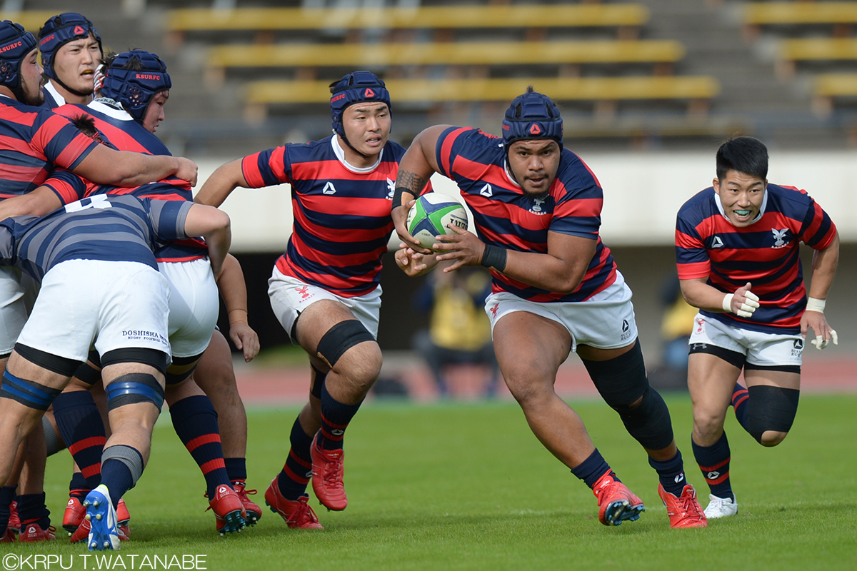 11月10日(日) 第5節 同志社大学 19-27 京都産業大学 | 関西ラグビー