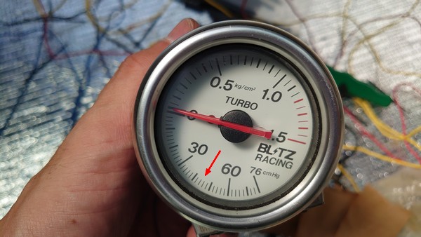 BLITZ ブリッツ レーシング 機械式 ブーストメーター 52φ 追加メーター