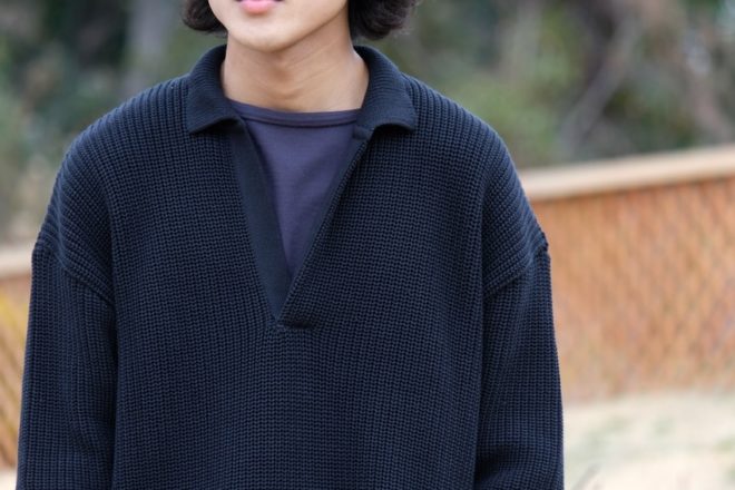 ANDER COTTON SKIPPER ‐ NAVY・BLACK - Blog