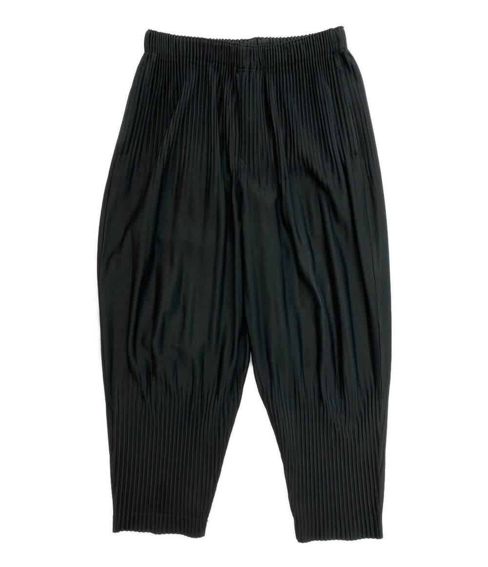 HOMME PLISSE ISSEY MIYAKE プリーツパンツ ブラック Basics Pant