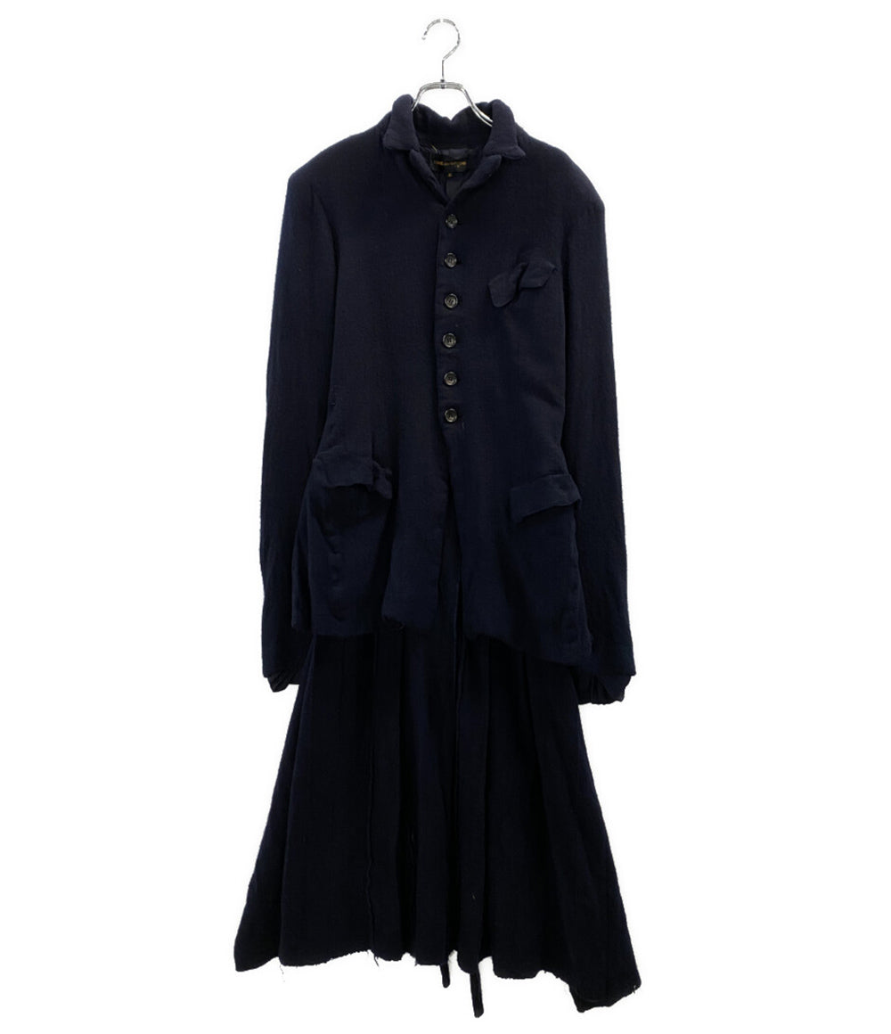 COMME des GARCONS 縮絨ウールロングジャケット 94AW GJ-04001M