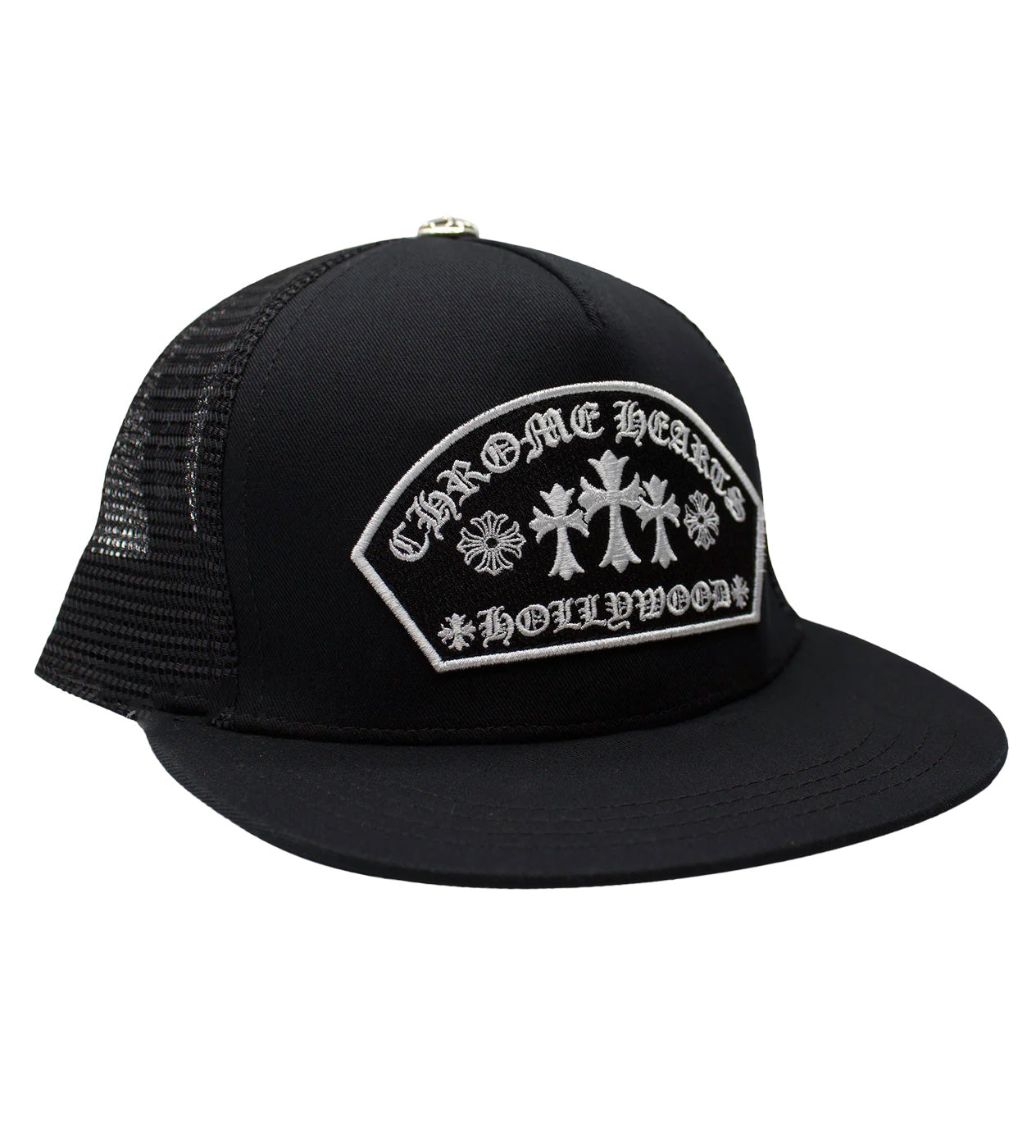 Chrome Hearts Black Hollywood Trucker Cap – Restock AR