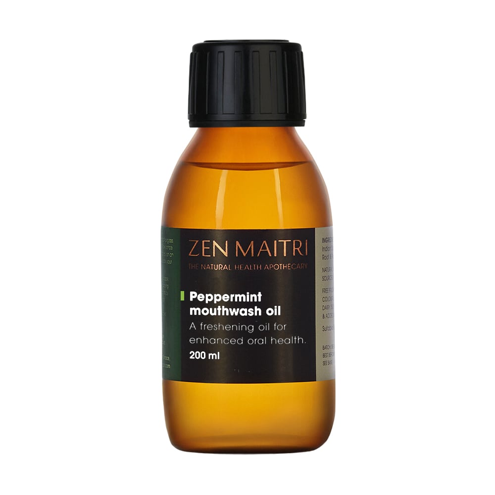 Peppermint Mouthwash Oil | Natural Oral Care | Zen Maitri