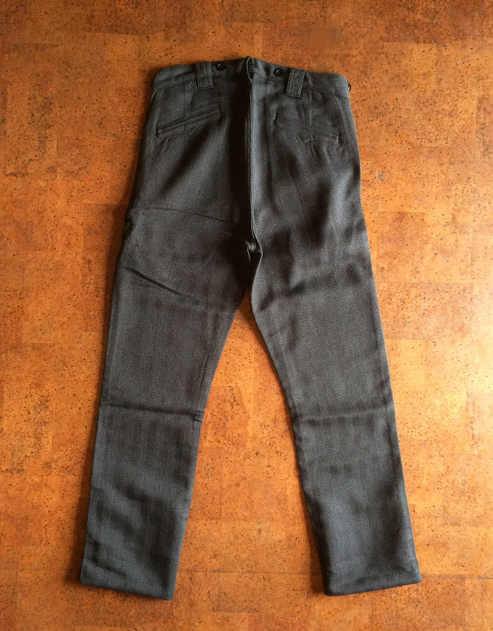 Django Atour / ANOTHERLINE / CONTINUOUS-FLY HERRINGBONE PANTS