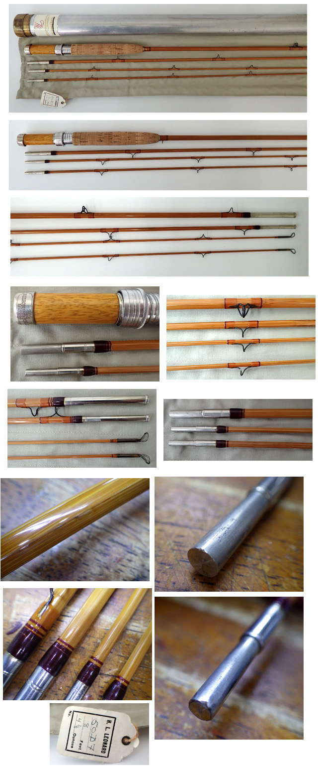 USED＆ANTIEQUE ＞ ロッド ＞ バンブーロッド ＞ LEONARD 50DF 8ft #3