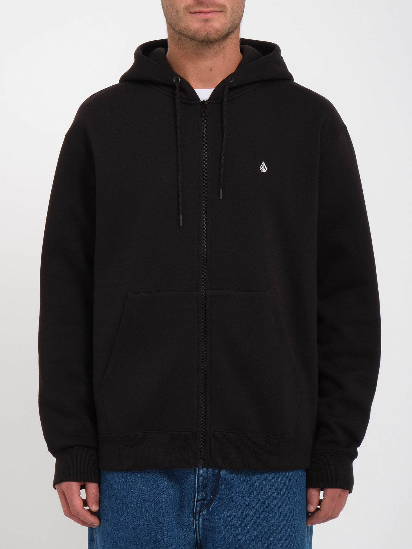 Single Stone Zip Hoodie - Black - Men - Volcom EU – Volcom Europe