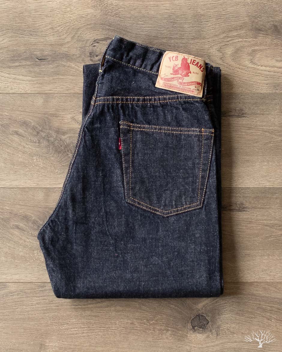 TCB - 50's Jeans Regular Straight Selvedge Denim – Withered Fig