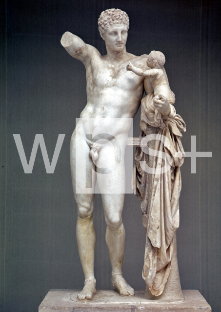 Praxiteles｜幼いディオニューソスを抱くヘルメス - 古代美術 | wps+