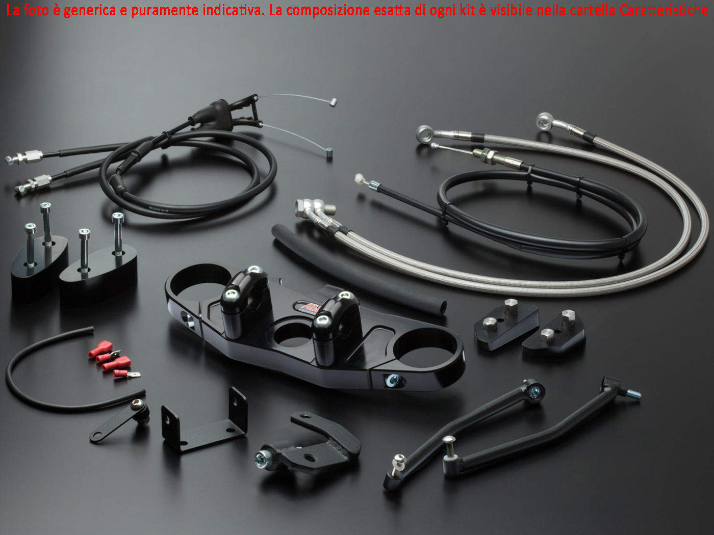 Superbike kit comfort with 22mm riser for KAWASAKI ZX 12 R 2002-2003