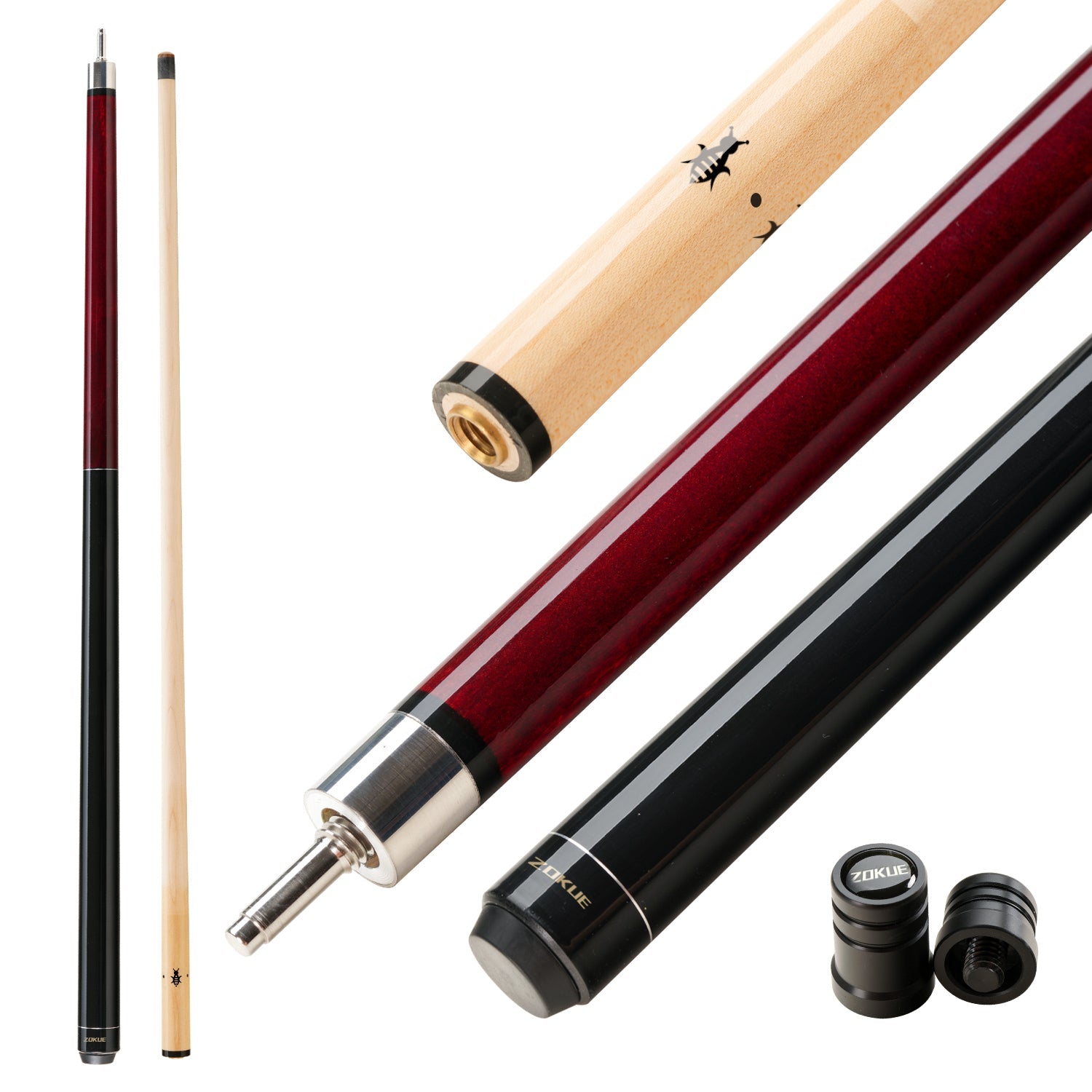 Zokue Break Cue Red – ZOKUECUES