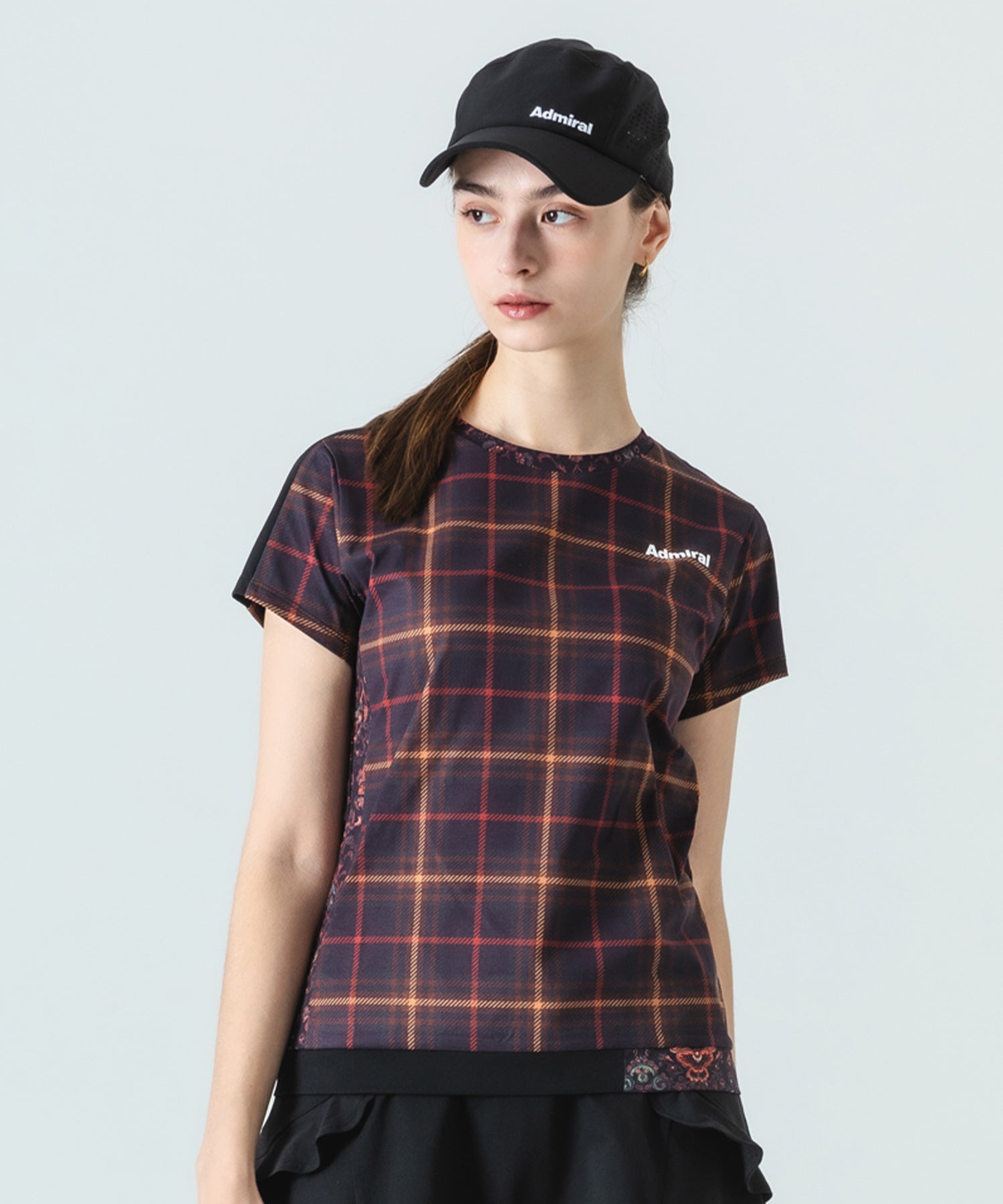 Admiral テニスウェア上下セット Mサイズチェックセットアップ Admiral