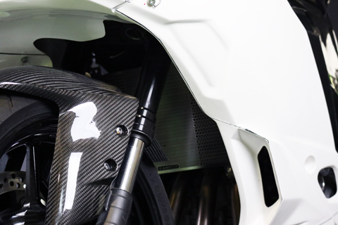 Ninja ZX-25R (2020-) ラジエターコアガード--