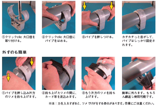 株式会社アカギ 製品ガイド クリックバンド