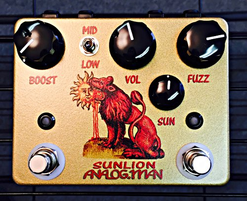 Analog Man Sun Lion Fuzz Booster Pedal