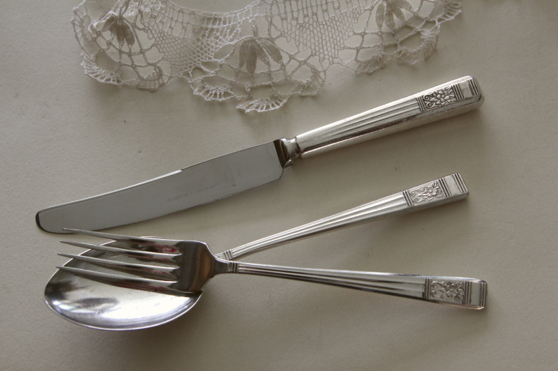 LATHAM & OWEN イギリス シルバー アンティーク カトラリー セット