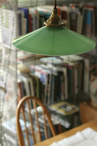 アンティークランプシェード フランス 平電傘 【Antiques Truffle 京都