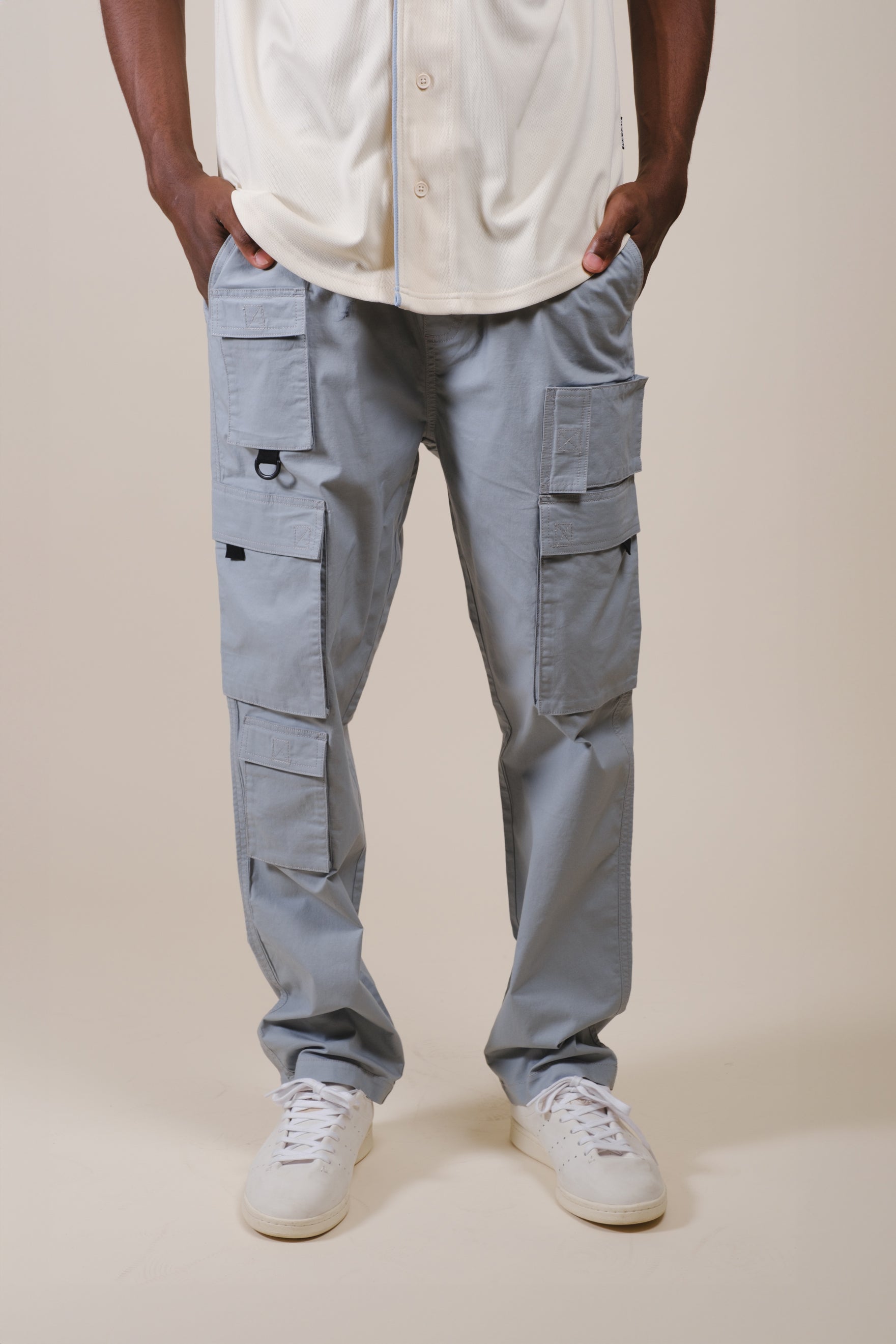 Multi Pocket Poplin Cargo Pant| Men's Bottoms | Brooklyn Cloth