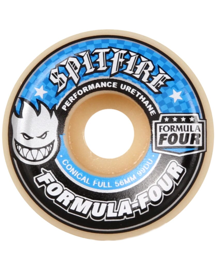 Spitfire Formula Four Conical Full Skateboard Wheels 56MM 99D