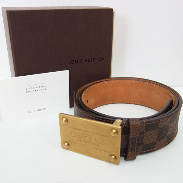 ルイヴィトン サンチュール アヴァントゥール ダミエ ベルト M6810W 80