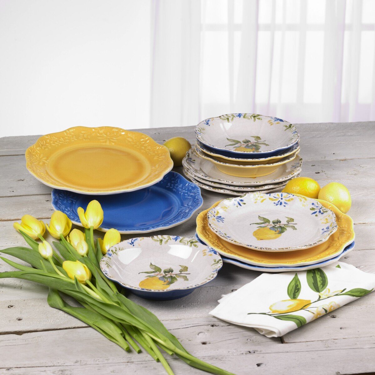 メラミン ディナーウェア レモン 12点セット | Costco Japan