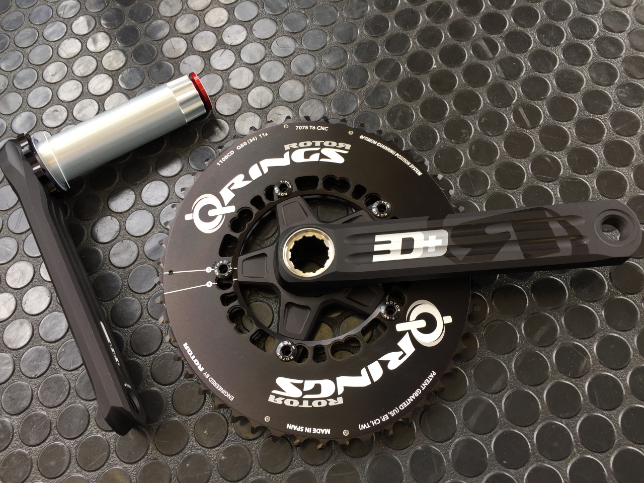 ROTOR IN POWER 3D+ 165mm パワーメーター クランク