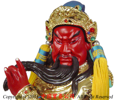 風水グッズ【関羽の置物】輸入販売（中国貿易公司）