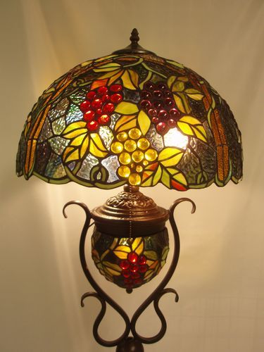 ステンドグラスランプの デコライト (Deco Light) / [ QX4151LS ] 葡萄