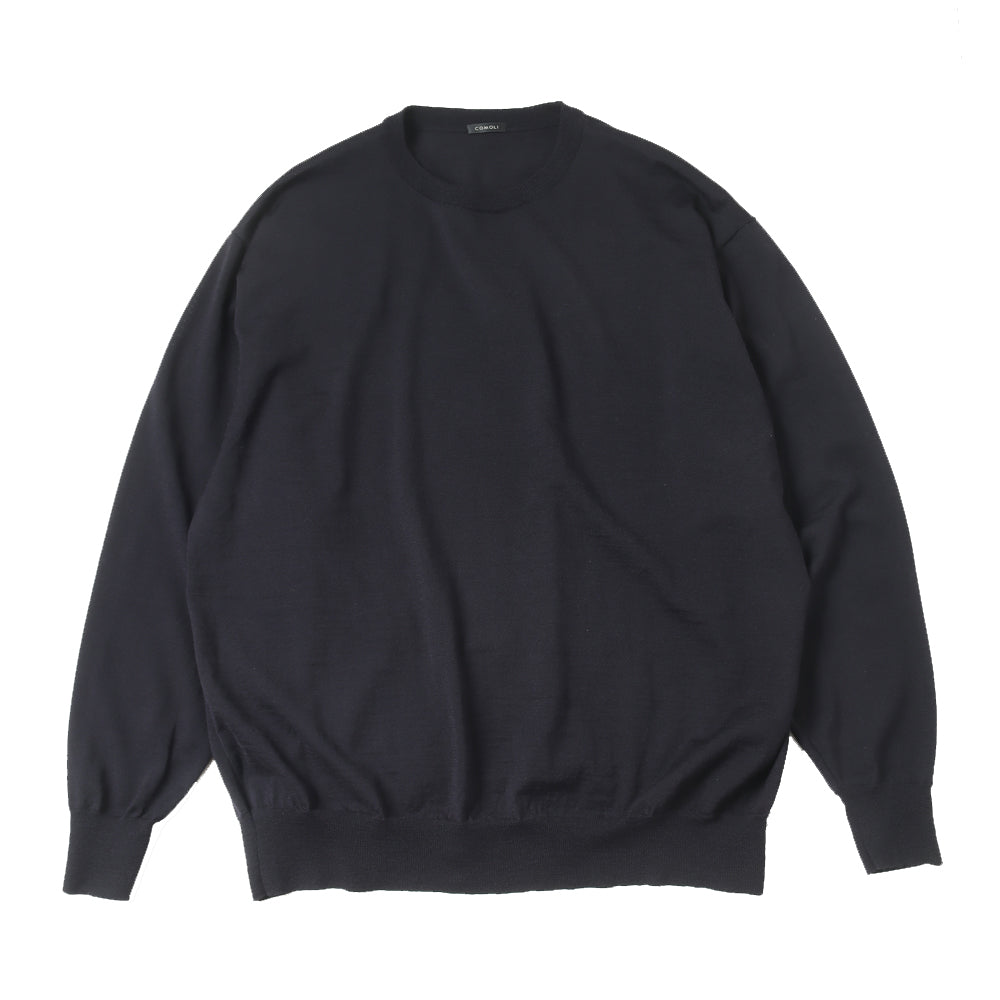 COMOLI) ウール クルーネックニット (A03-06024) | COMOLI / ニット